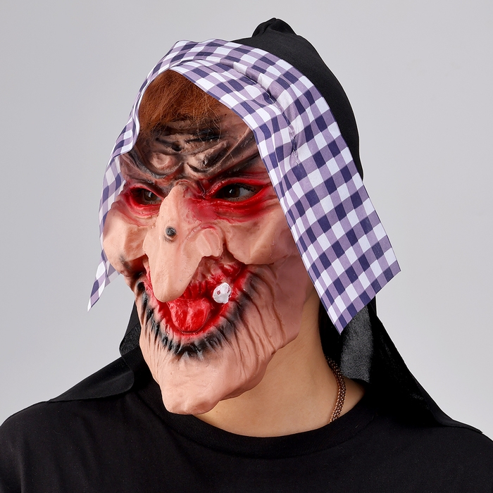 Карнавальная маска &laquo;Баба-яга&raquo;