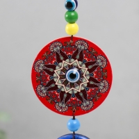 Подвеска от сглаза "От сглаза. С яркими бусинами" МИКС 19,5х6х0,5 см