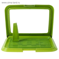 Туалет многофункциональный (под пеленку, со съемной сеткой), 49х36,5х4 см, зеленый Туалет многофункциональный (под пеленку, со съемной сеткой), 49х36,5х4 см, зеленый