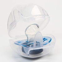 Соска-пустышка ортодонтическая, силикон, от 6 мес., ADORE, в контейнере &laquo;Трактор&raquo;