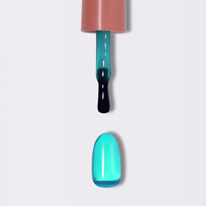 Гель лак для ногтей &laquo;STAINED GLASS&raquo;, 3-х фазный, 10 мл, LED/UV, цвет (73)