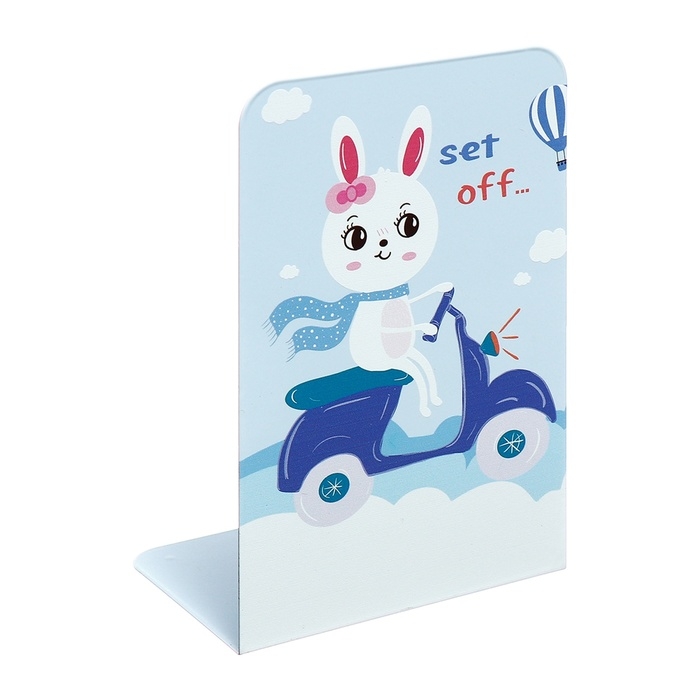 Подставки для книг "Зверушки", 2 штуки, голубые