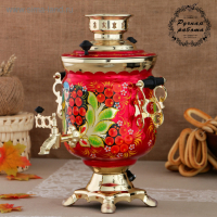 Самовар &laquo;Рябина&raquo;, банка, 3 л, электрический