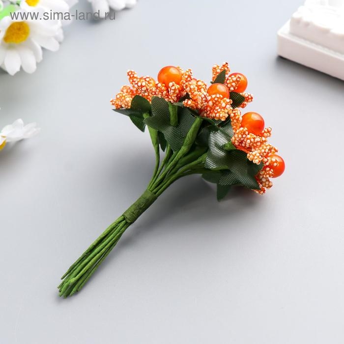 Декор для творчества Декор для творчества "Шарики в цветах" (1 набор=1 букет) в букете 12 шт МИКС 10х2,5х2,5 см