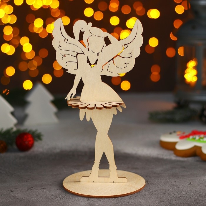 Салфетница деревянная Доляна &laquo;Феечка&raquo;, 22&times;12 см