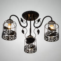 Люстра 669622/3 Е27 40Вт черный 59х59х33 см BayerLux