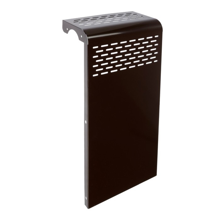Экран на чугунный радиатор "ВИЕНТО" ЛЮКС 3МЭР, 290х610х142 мм, 3 секции, металл, коричневый