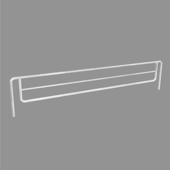 Ограждение small боковое для полки 400, H-50 мм, ЦИНК