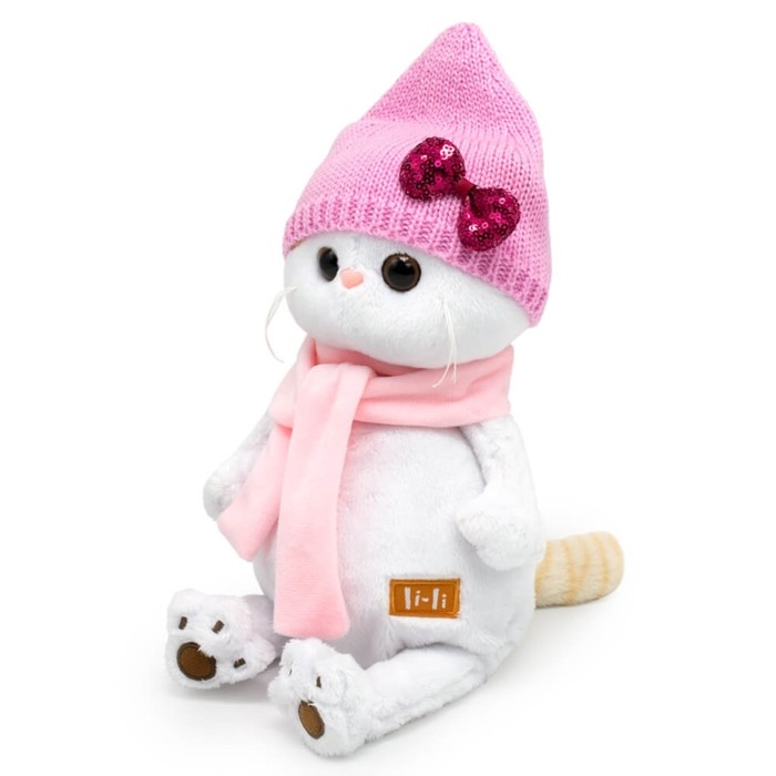 Мягкая игрушка &laquo;Ли-Ли&raquo;, в шапке с бантом и шарфе, 24 см