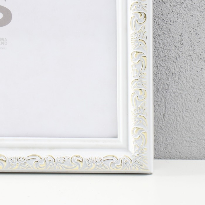 Фоторамка пластик Фоторамка пластик "Винтаж" 40х50 см, белый