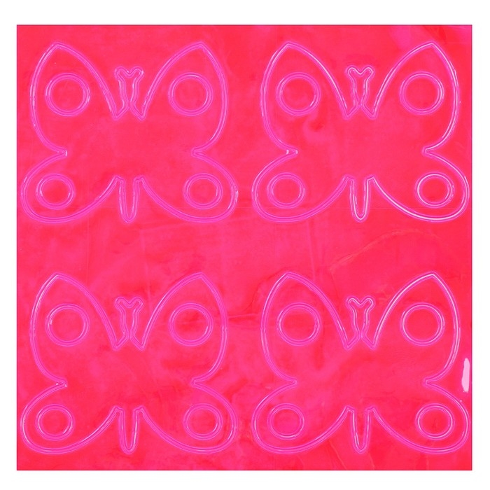 Дождевик детский со светоотражающими наклейками, рост 120-160см, фиолетовый