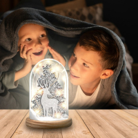 Набор для творчества &laquo;Новогодний ночник&raquo;, деревянные вставки, олень