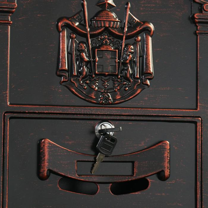 Ящик почтовый №4010В, Старая медь Ящик почтовый №4010В, Старая медь