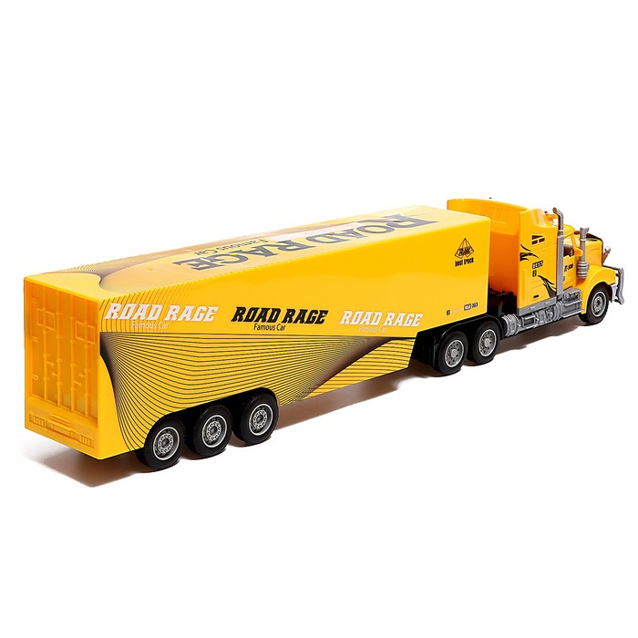 Грузовик радиоуправляемый «Фура», работает от батареек, световые эффекты, МИКС Грузовик радиоуправляемый «Фура», работает от батареек, световые эффекты, МИКС