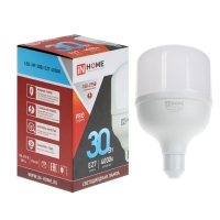Лампа светодиодная IN HOME LED-HP-PRO, 30 Вт, 230 В, Е27, 4000 К, 2700 Лм Лампа светодиодная IN HOME LED-HP-PRO, 30 Вт, 230 В, Е27, 4000 К, 2700 Лм