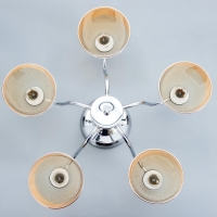 Люстра "Мирна" 5хЕ27 40т хром 55х55х36 см   9408340