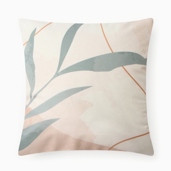 Чехол на подушку Этель "Меланхолия" 3 шт, 40*40 см, велюр 100% п/э