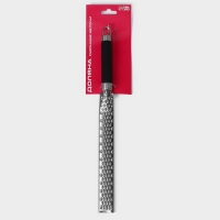 Тёрка для сыра Доляна Venus, 35,5×8 см, с ручкой, цвет чёрный Тёрка для сыра Доляна Venus, 35,5×8 см, с ручкой, цвет чёрный