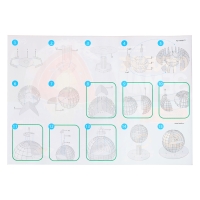 Конструктор из пенокартона «Строение Земли», 40 деталей Конструктор из пенокартона «Строение Земли», 40 деталей