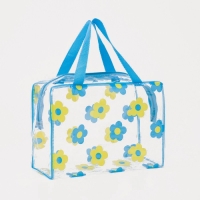 Косметичка на молнии, цвет синий Косметичка на молнии, цвет синий