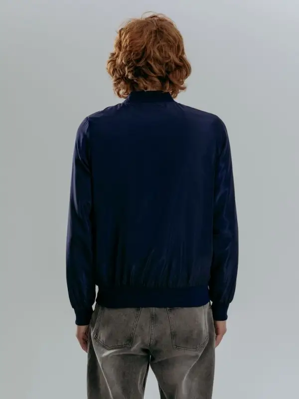 Бомбер Wigton, темно-синий, размер 3XL