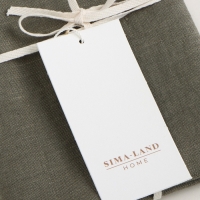 Декоративная наволочка SL Home Linen 40*40 см,  цв. зеленый, 100%лён