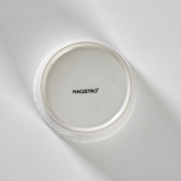 Банка для хранения сыпучих продуктов Magistro Rodos, 600 мл, 12,5&times;15,4 см, фарфоровая, цвет белый