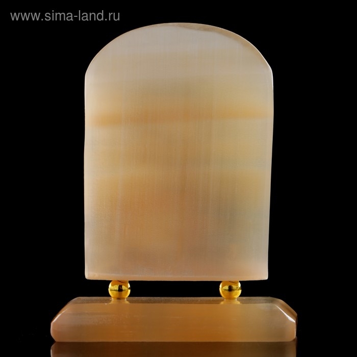 Икона &laquo;Неувядаемый цвет&raquo;, на подставке, селенит