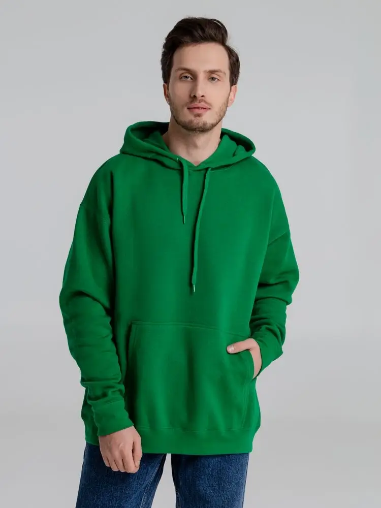 Толстовка с капюшоном Slam 320, ярко-зеленая, размер XXL