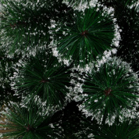 Кедр "Иней" пласт подставка, 60 см d иголок 10 см веток 35 веток