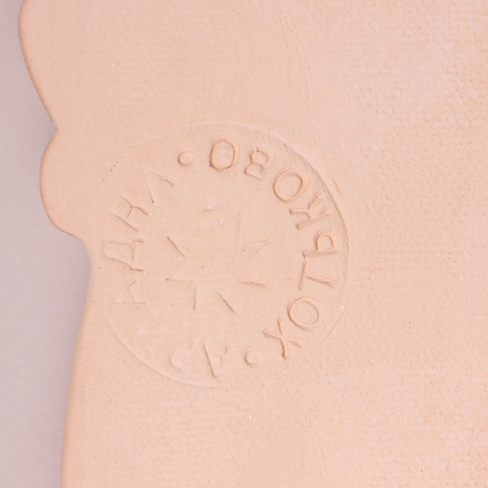 Панно Панно "Ангел с голубем", 18х8 см, майолика