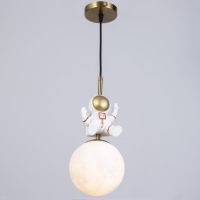 Светильник BayerLux "Космик" Е27 15Вт белый 12х12х28-128см