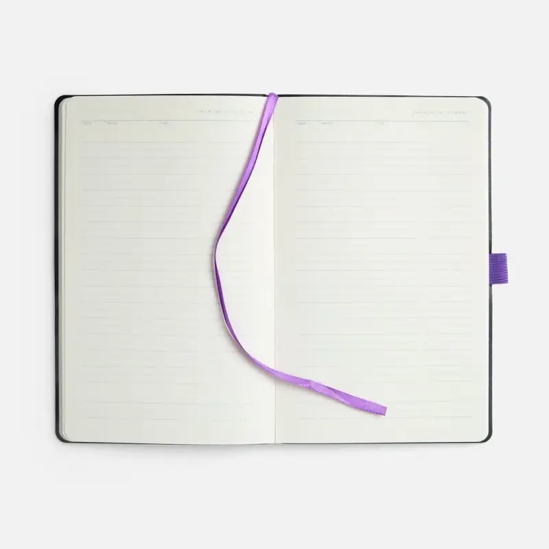 Ежедневник Lungo, недатированный, фиолетовый