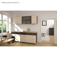 Шкаф напольный 800-1 ящика Тоника, 800х850х600, Венге/Дуб молочный