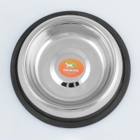 Миска с нескользящим основанием округлая, 470 мл