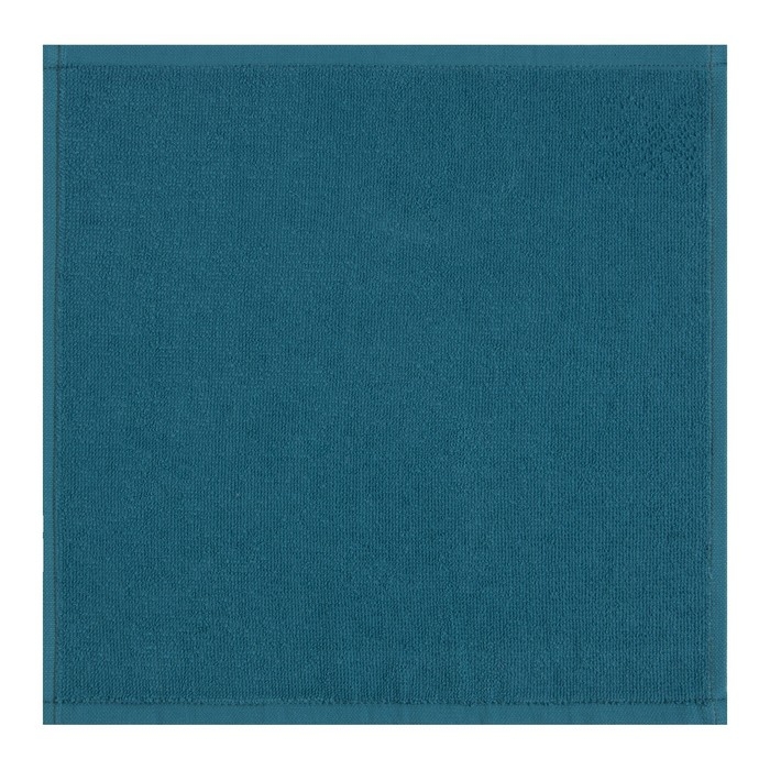 Набор махровых декоративных салфеток Этель "Вид 1" 30х30см-3шт, цвет синий, 100% хлопок