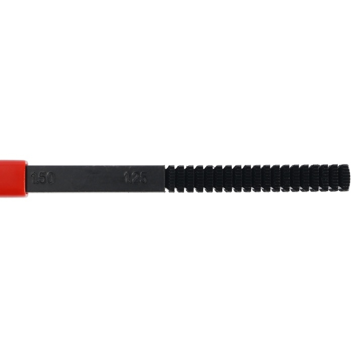 Набор для восстановления резьбы ТУНДРА, напильник, плашки и метчики, 15 шт.