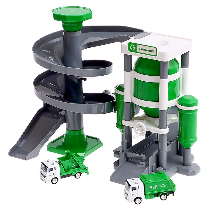 Парковка &laquo;Городские службы&raquo;, с 2 машинками