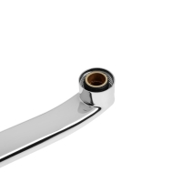 Излив для смесителя ZEIN, 3/4", изогнутый, нержавеющая сталь, 35 см, аэратор пластик Излив для смесителя ZEIN, 3/4", изогнутый, нержавеющая сталь, 35 см, аэратор пластик