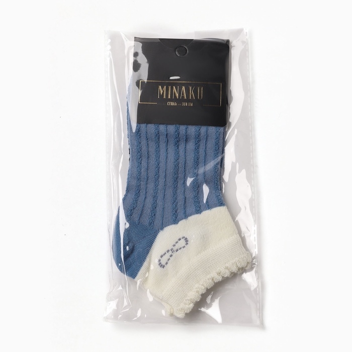 Носки детские Носки детские "Бантик" MINAKU, цв.синий (8-12 лет)