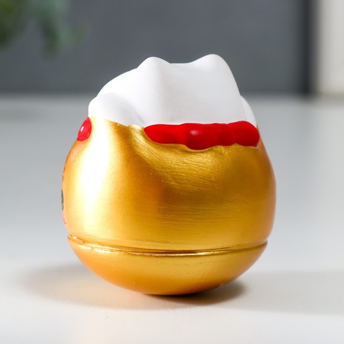 Сувенир неваляшка керамика Сувенир неваляшка керамика "Манэки-нэко в бочонке"МИКС 5х5х6 см