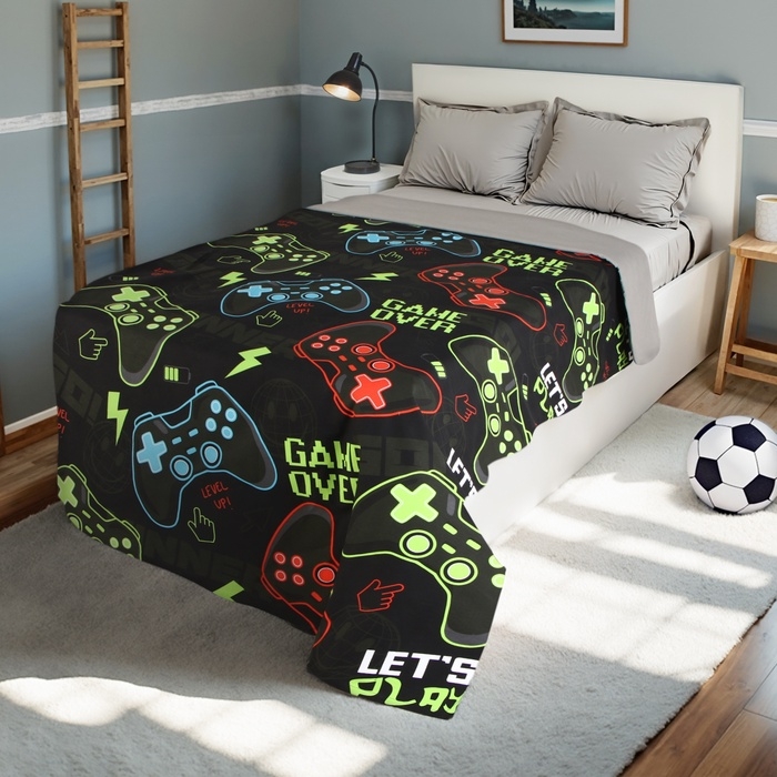 Покрывало Этель Покрывало Этель "Game over" 1,5 сп , 145*210 см, 100% хлопок