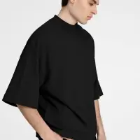 Футболка оверсайз унисекс T9, черная, размер M/L Футболка оверсайз унисекс T9, черная, размер M/L