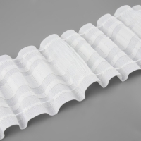 Шторная лента, матовая, 8,5 см, 25 ± 1 м, цвет белый Шторная лента, матовая, 8,5 см, 25 ± 1 м, цвет белый