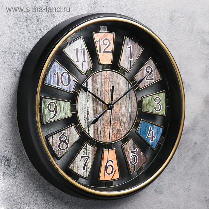 Часы настенные, интерьерные, "Анаре", d-30 см,