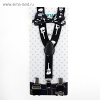 Набор детский подтяжки и галстук-бабочка "Музыка" Набор детский подтяжки и галстук-бабочка "Музыка"