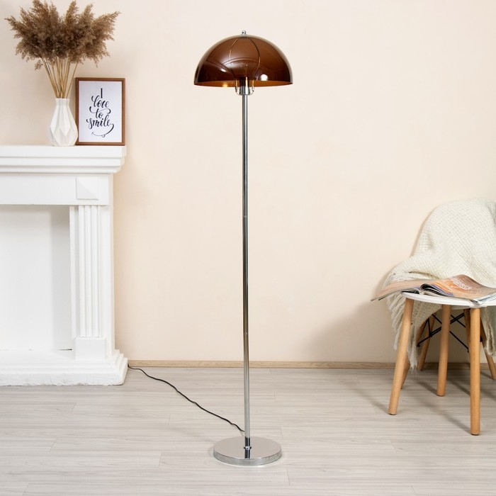 Торшер Торшер "Байхаус" Е27 15Вт коричневый 35х35х150см