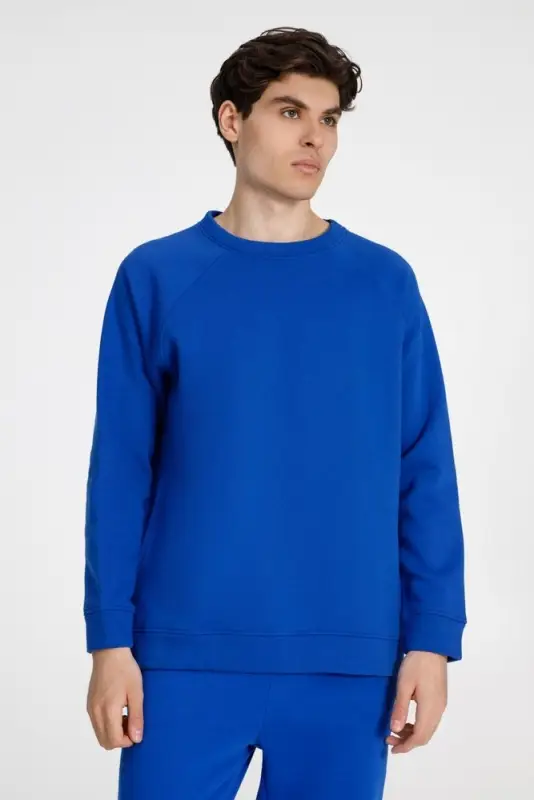 Свитшот унисекс S1, синий, размер XS/S