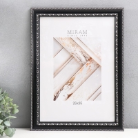 Фоторамка пластик Gallery 25х35 см, чёрный (пластиковый экран)