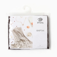 Фартук Этель цв.коричневый, 69*74 см,100% п/э Фартук Этель цв.коричневый, 69*74 см,100% п/э